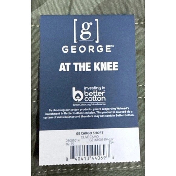 George Men’s 42 Camo Cargo Shorts 10” Inseam NWT - Picture 3 of 7